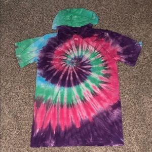 Tie dye hoodie T-shirt
